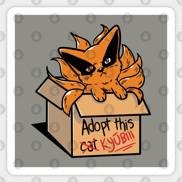 Adopt this kyubi! Sticker by Freecheese